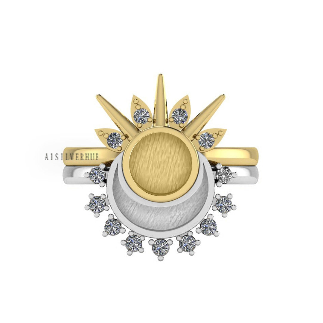 PANDORA Celestial Sparkling Sun リング 箱付き PANDORA Sun and Moon