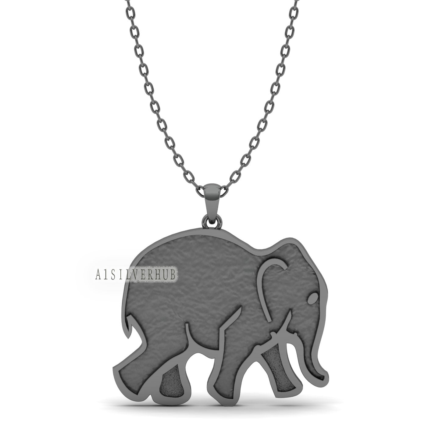 Elephant Blank Bezel Pendant Setting, 925 Sterling Solid Silver, Good for Crushed Opal, Resin & Ashes Work, Breastmilk/Keepsake DIY Crafts