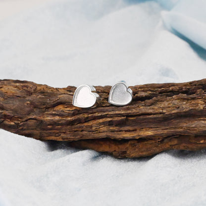 925 Sterling Silver Sliding Beads Pandora Charm With Heart Bezel, Charm For Pandora Bracelet, Beads For Resin Work, Keepsake Beads For Jewelry