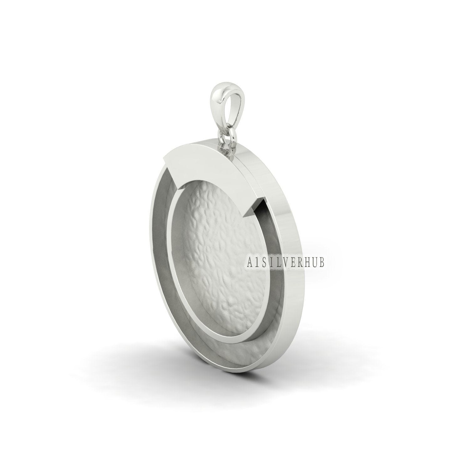 925 Sterling Solid Silver, Horse Hair Pendant, Blank Bezel Setting For Pour Resin & Horse Shoe, Good Luck Jewelry, Keepsake Milk DIY Crafts