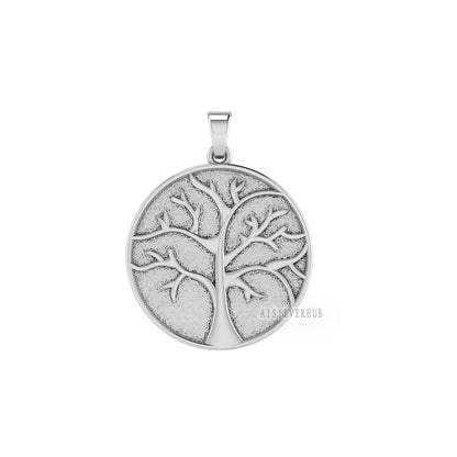 925 Sterling Silver Tree of Life Pendant Blank Setting, For Pour Resin Works, Breastmilk DIY, Keepsake Memorial Celtic Jewellery Crafts