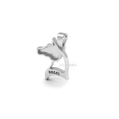 Horse Face 925 Sterling Silver, Good Luck Pendant, Breastmilk/Keepsake Blank Pendant, Good for Resin & Ashes Work, Horse Face Jewelry DIY Crafts