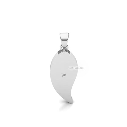 925 Sterling Silver Leaf Blank Bezel Charm Pendant Settings, Good for Resin & Ashes Work, Keepsake/Breastmilk DIY, Gift For Nature Lover