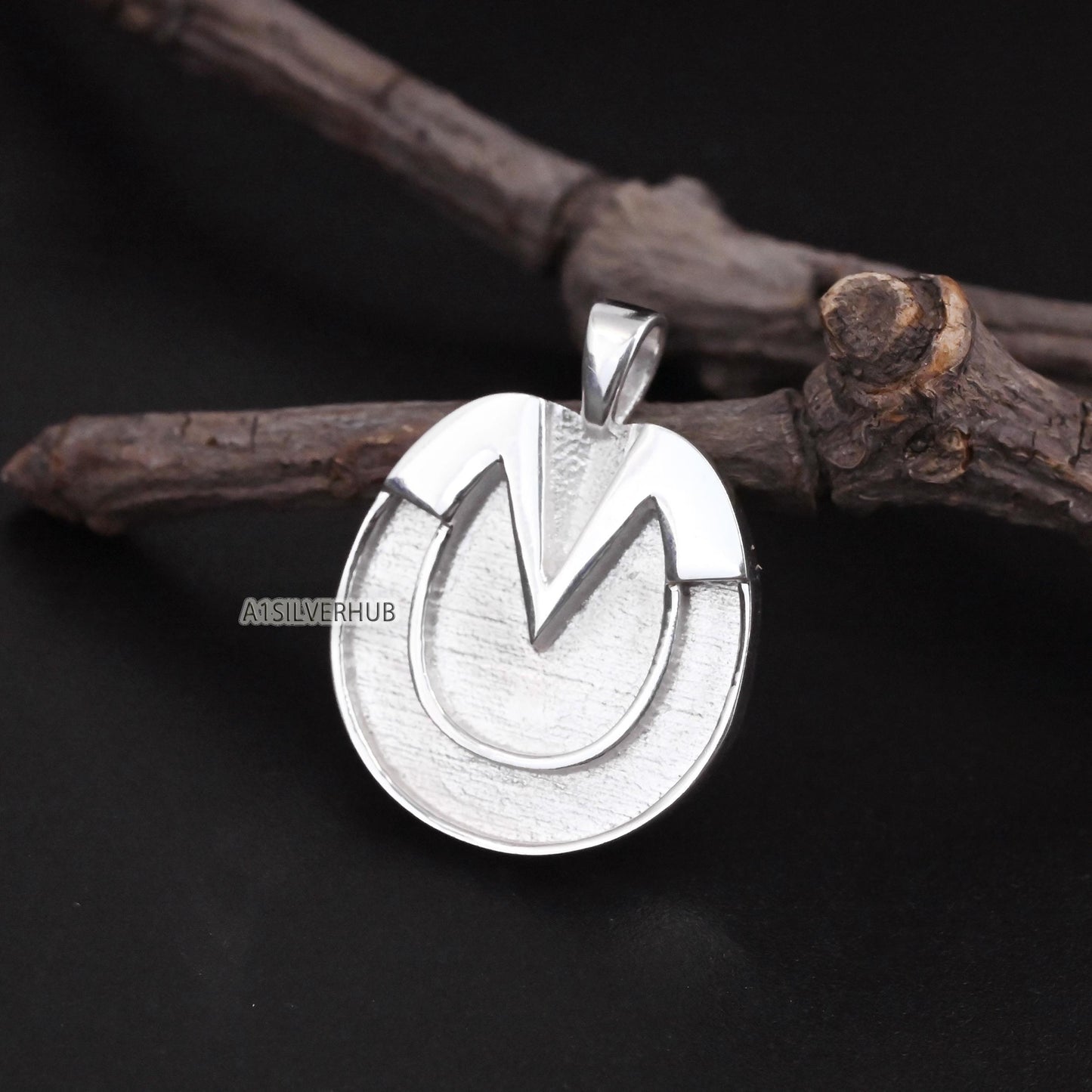 925 Sterling Solid Silver, Horse Feet Hoofprint Pendant, Blank Bezel Settings For Pour Resin & Horse Hair, Good Luck Jewelry, DIY Crafts