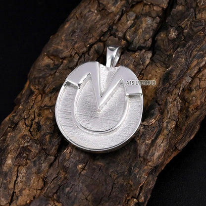 925 Sterling Solid Silver, Horse Feet Hoofprint Pendant, Blank Bezel Settings For Pour Resin & Horse Hair, Good Luck Jewelry, DIY Crafts