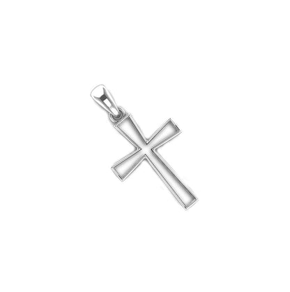 925 Sterling Solid Silver Cross Shape Blank Bezel Pendant, Good for Crushed Opal, Resin & Ashes, Croix, Bijoux Grec, Gioielli Greco, Kreuz