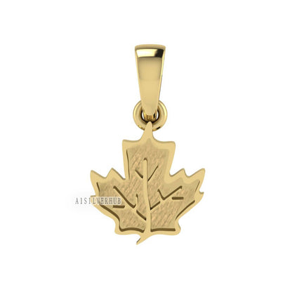 925 Sterling Silver Maple Leaf Blank Bezel Charm Pendant Setting, Good for Resin & Ashes Work,Keepsake/Breastmilk DIY, Gift For Nature Lover