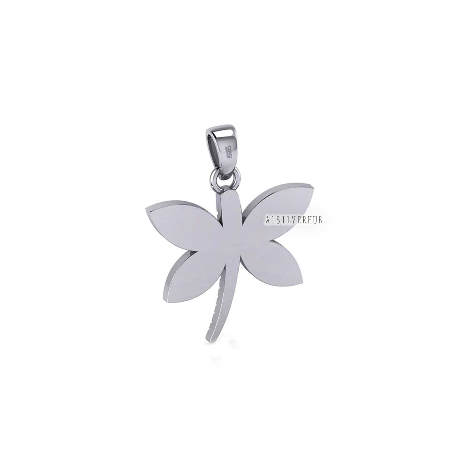 Dragonfly Blank Bezel Pendant Setting, 925 Sterling Silver, Good for Resin & Ashes Work, Keepsake/Breastmilk DIY, Insect Lover, Locket Charm