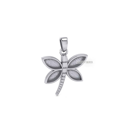 Dragonfly Blank Bezel Pendant Setting, 925 Sterling Silver, Good for Resin & Ashes Work, Keepsake/Breastmilk DIY, Insect Lover, Locket Charm