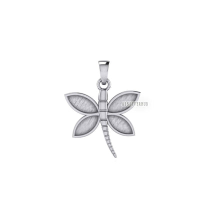 Dragonfly Blank Bezel Pendant Setting, 925 Sterling Silver, Good for Resin & Ashes Work, Keepsake/Breastmilk DIY, Insect Lover, Locket Charm