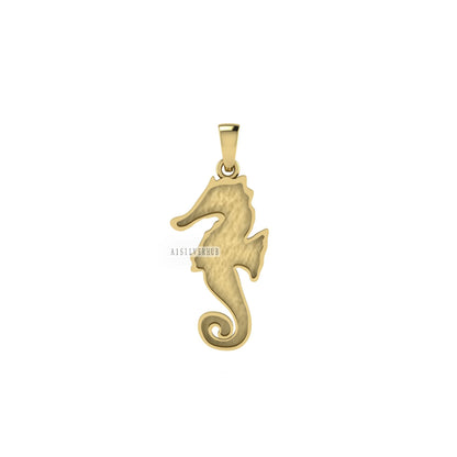 925 Sterling Silver Seahorse Blank Pendant, Good for Crushed Opal Resin & Ashes Work Keepsake Greek, Beach-Ocean Bijoux, Seestern Anhänger